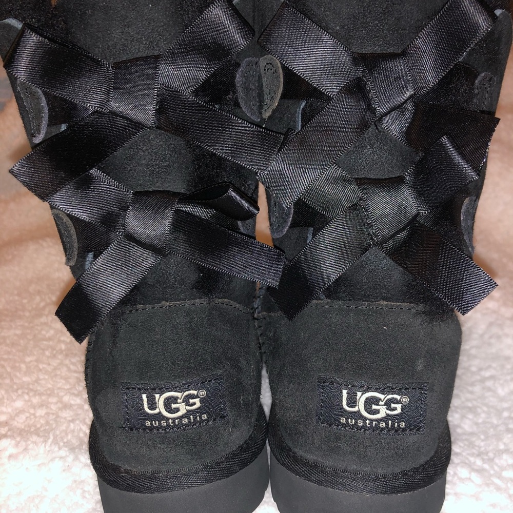 Girls Black Ugg Boots